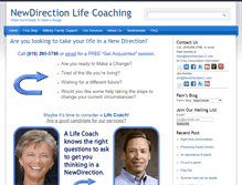 Tablet Screenshot of newdirectionlifecoaching.com